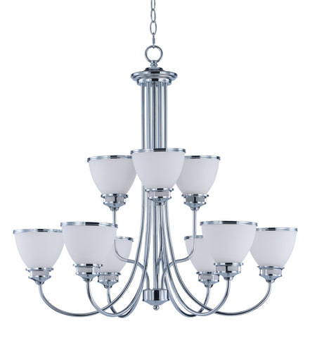 Novus 9-Light Chandelier Polished Chrome - C157-21587SWPC
