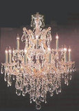 Chandelier 30X28 With Swarovski Crystal H30" X W28" - A500-21532/12+1Sw