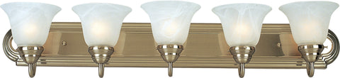 Essentials 5-Light Bath Vanity Satin Nickel - C157-8015MRSN