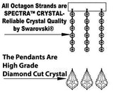 Swarovski Crystal Trimmed Chandelier Chandelier Crystal Chandeliers Lighting Dressed Swarovski Crystal 52X60 - A500-Silver/2756/36+1Sw